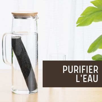 Purifier l'eau du robinet avec un charbon binchotan ou des perles céramiques